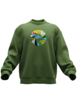 16 Türk Hanedanlığı Tasarımlı Unisex Rahat Kalıp Sweatshirt - Görsel 7