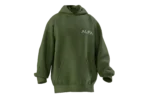 Alfa Tasarımlı Unisex Rahat Kalıp Hoodie - Görsel 9
