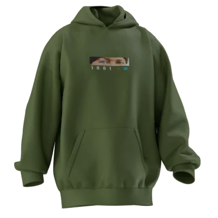 Atatürk (Sonsuza Dek) Tasarımlı Unisex Rahat Kalıp Hoodie