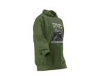 Tanrının Kırbacı Attila Tasarımlı Unisex Rahat Kalıp Hoodie - Görsel 5