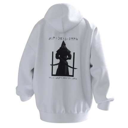 Bağatır Tasarımlı Unisex Rahat Kalıp Hoodie