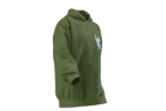 Bozkurt İşareti Tasarımlı Unisex Rahat Kalıp Hoodie - Görsel 2