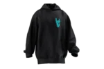 Bozkurt İşareti Tasarımlı Unisex Rahat Kalıp Hoodie - Görsel 7