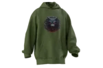 Kurt v1 Tasarımlı Unisex Rahat Kalıp Hoodie - Görsel 7