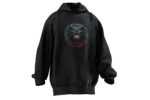 Kurt v1 Tasarımlı Unisex Rahat Kalıp Hoodie