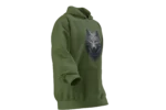 Bozkurt v2 Tasarımlı Unisex Rahat Kalıp Hoodie - Görsel 8