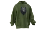 Bozkurt v2 Tasarımlı Unisex Rahat Kalıp Hoodie - Görsel 7