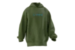 Bürküt Tasarımlı Unisex Rahat Kalıp Hoodie - Görsel 9
