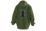 Bürküt Tasarımlı Unisex Rahat Kalıp Hoodie - Görsel 7