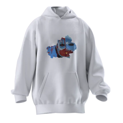 Doğu Türkistan Tasarımlı Unisex Rahat Kalıp Hoodie