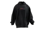 Dişi Kurt Tasarımlı Unisex Rahat Kalıp Hoodie - Görsel 6