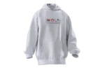 Dişi Kurt Tasarımlı Unisex Rahat Kalıp Hoodie - Görsel 3