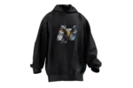 Kurt & Kartal Tasarımlı Unisex Rahat Kalıp Hoodie