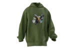 Kurt & Kartal Tasarımlı Unisex Rahat Kalıp Hoodie - Görsel 7
