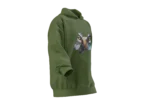 Kurt & Kartal Tasarımlı Unisex Rahat Kalıp Hoodie - Görsel 8