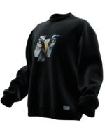 Kurt & Kartal Tasarımlı Unisex Rahat Kalıp Sweatshirt - Görsel 2