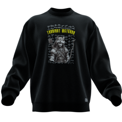 Tanrıkut Metehan Tasarımlı Unisex Rahat Kalıp Sweatshirt
