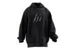 Pençe Kurt Tasarımlı Unisex Rahat Kalıp Hoodie