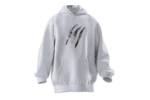 Pençe Kurt Tasarımlı Unisex Rahat Kalıp Hoodie - Görsel 4
