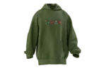 Turan v2 Tasarımlı Unisex Rahat Kalıp Hoodie - Görsel 7