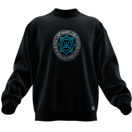 24 Oğuz Boyu % Oğuzhan Mührü Tasarımlı Unisex Rahat Kalıp Sweatshirt