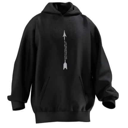 Ok (Atsız Şiiri) Tasarımlı Unisex Rahat Kalıp Hoodie