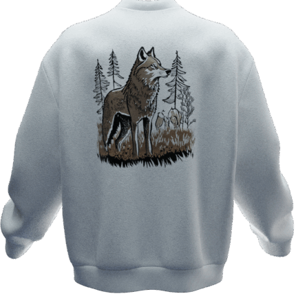 Alfa Tasarımlı Unisex Rahat Kalıp Sweatshirt