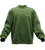 Alfa Tasarımlı Unisex Rahat Kalıp Sweatshirt - Görsel 9