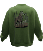 Alfa Tasarımlı Unisex Rahat Kalıp Sweatshirt - Görsel 7