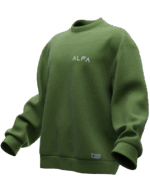 Alfa Tasarımlı Unisex Rahat Kalıp Sweatshirt - Görsel 8