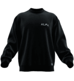 Alfa Tasarımlı Unisex Rahat Kalıp Sweatshirt - Görsel 6