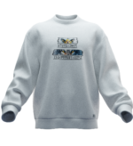 Bütküt & Kökbörü Tasarımlı Unisex Rahat Kalıp Sweatshirt - Görsel 4