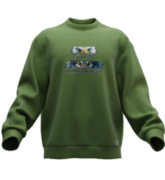 Bütküt & Kökbörü Tasarımlı Unisex Rahat Kalıp Sweatshirt - Görsel 7
