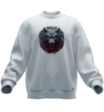 Bozkurt v1 Tasarımlı Unisex Rahat Kalıp Sweatshirt - Görsel 4
