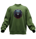Bozkurt v1 Tasarımlı Unisex Rahat Kalıp Sweatshirt - Görsel 7