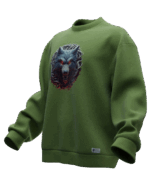 Bozkurt v1 Tasarımlı Unisex Rahat Kalıp Sweatshirt - Görsel 8