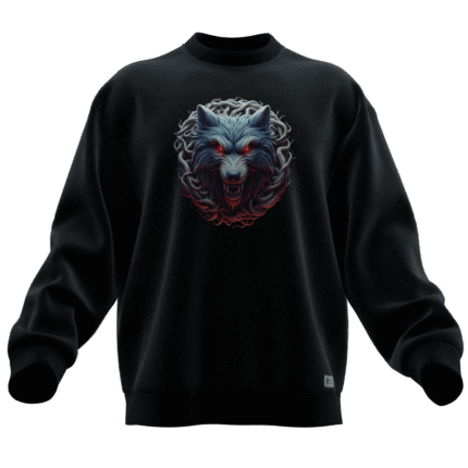Bozkurt v1 Tasarımlı Unisex Rahat Kalıp Sweatshirt