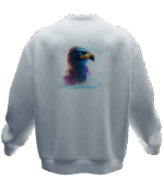 Bütküt Tasarımlı Unisex Rahat Kalıp Sweatshirt - Görsel 4