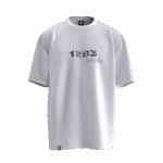 1283 Tasarımlı Unisex Oversize Pamuklu T-shirt - Görsel 4