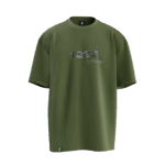 1283 Tasarımlı Unisex Oversize Pamuklu T-shirt - Görsel 6