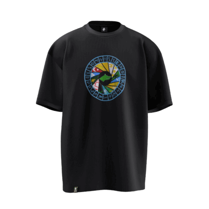 16 Türk Hanedanlığı ve 24 Türk Boyu Tasarımlı Unisex Oversize Pamuklu T-shirt