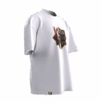 Fatih Sultan Mehmet Tasarımlı Unisex Oversize Pamuklu T-shirt - Görsel 5