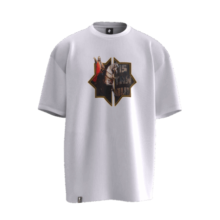Fatih Sultan Mehmet Tasarımlı Unisex Oversize Pamuklu T-shirt