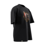 Fatih Sultan Mehmet Tasarımlı Unisex Oversize Pamuklu T-shirt - Görsel 6