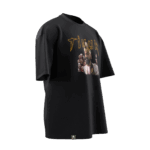 Timur Tasarımlı Unisex Oversize Pamuklu T-shirt - Görsel 2
