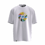 16 Türk Devleti Tasarımlı Unisex Oversize Pamuklu T-shirt - Görsel 3