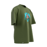 Çağrı ve Tuğrul Bey v2 Tasarımlı Unisex Oversize Pamuklu T-shirt - Görsel 6