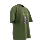 Metehan Tasarımlı Unisex Oversize Pamuklu T-shirt - Görsel 3
