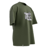 Turan Tactics v3 Tasarımlı Unisex Oversize Pamuklu T-shirt - Görsel 5