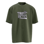 Turan Tactics v3 Tasarımlı Unisex Oversize Pamuklu T-shirt - Görsel 6